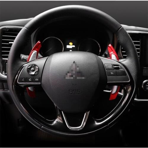 For Mitsubishi ASX RVR Outlander Lancer Eclipse Cross Steering Wheel DSG Shift Paddle Shifter Extension Cover 20162017 2018 2019