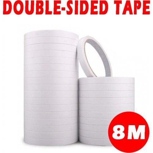 Double-Sided Tape Strongly Fixed High Viscosity Without Leaving Marks Easy To Tear Translucent Office And School Stationery