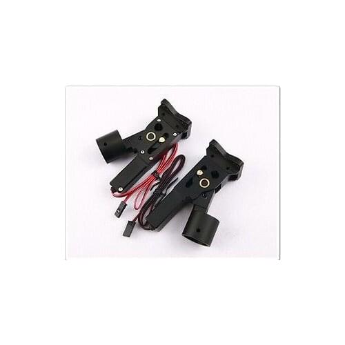 ER-4070 22/16mm Tube DIY Metal Retractable Landing Skid Set l