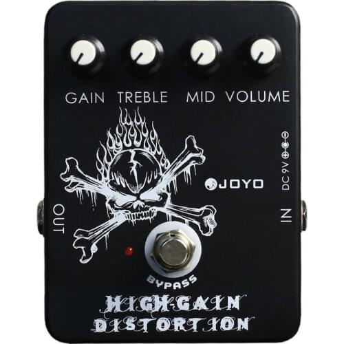 JOYO JF-04 Electric Guitar Effect Pedal High Gain Distortion Metal Instrument Spare Part Effect Pedal Effect