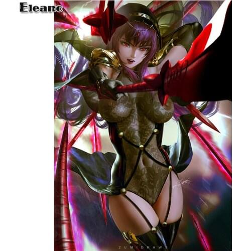 Print Game LOL Guan Yu Sexy Girl Art Canvas Poster Customized 16x24 24x36 Inch Living Room Bedroom Home Wall Picture
