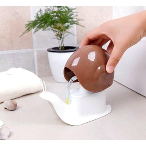 Creative Snail Shape Soap Dispenser Cosmetics Bottles Bathroom Hand Sanitizer Shampoo Body Wash Lotion Bottle Bathroom Hardware