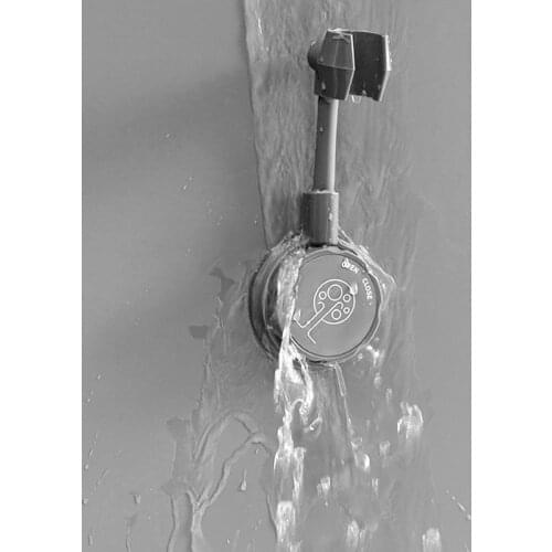 Suction cup shower bracket adjustable suction shower bracket universal bathroom nozzle base free perforation all-round rotation