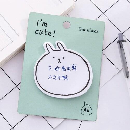DL Lovely creative notes Yuha animal model with N cartoon stickers message paper pad Exquisite office supplies small gift