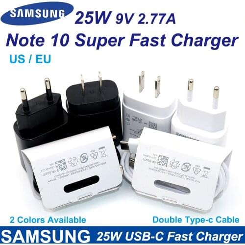 Original Samsung Adaptive Fast Charger for Galaxy S10 S10e S8 S9 Plus Note 8 9 A3 A5 A7 2017 USB Wall Fast Charging Power Adapte