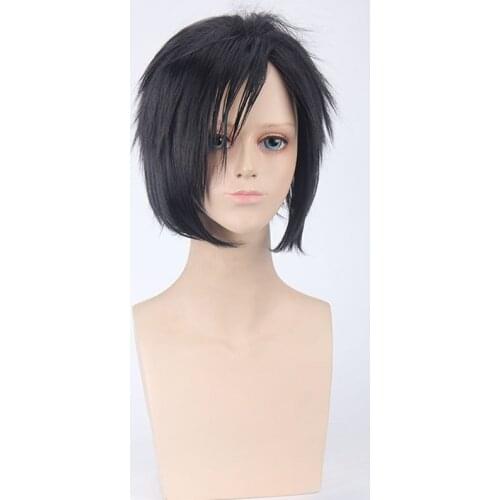 Anime Akatsuki Cosplay Wig Role Playing Wigs Halloween Cosplay Black Hair 30cm
