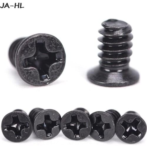 Good Sale Black 100PCS 3.5” Hard Drive HDD Tray Computer Chassis Hard Disk Black Screw For PC