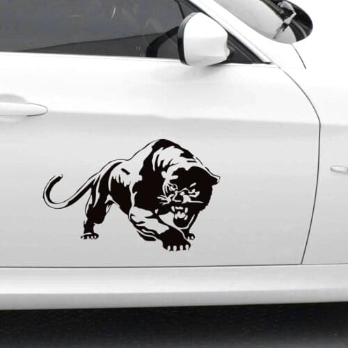 Lifelike Black Panther Car Stickers Waterproof Sunscreen Bumper Boot Decals PVC 30cm X 47cm