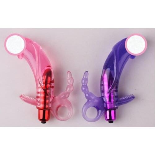 Hot Silicone Jelly Dildo Vibrator Penis Dildos with Bullet,Anal G-Spot Stimulator,Clitoris Massager Sex Toys 200pcs