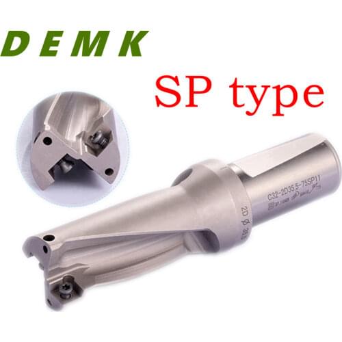 SP series D10-D50 2D 3D 4D 5D insert bit U drill depth fast drill for Each brand SPMG insert Machinery Lathe CNC drilling