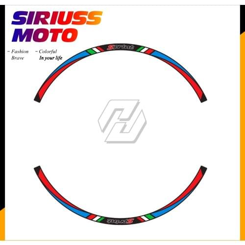 Scooter 12" Wheel Reflective Sticker Kit Case for Piaggio Vespa Sprint 50 150 150S 12 Inch Rim Decals