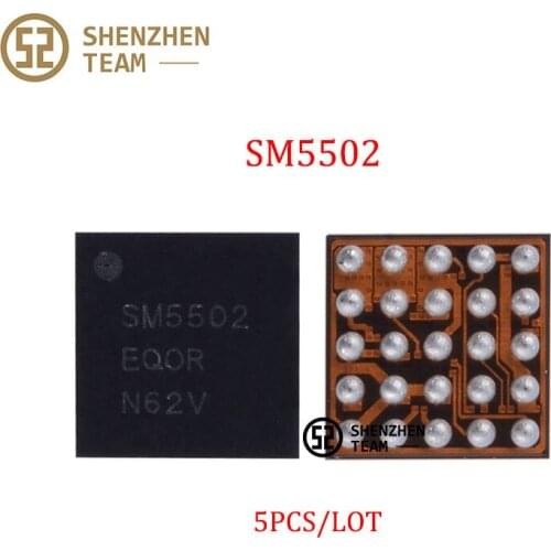 SZteam 5Pcs/Lot SM5502 For Charging IC Charger Samsung J120H G530F G530H A500F A500G A700H I9300i A7000 IC de Carga Original New