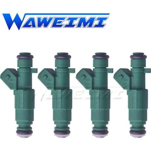 WAWEIMI 4x OE 0280157109 Fuel Injector Nozzle For VOLKSWAGEN KOMBI 1.4 TOTAL FLEX 2009 High Quality Car Accessories