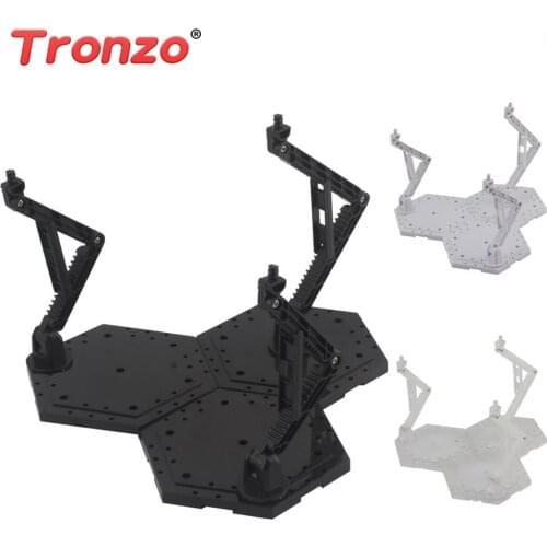 Tronzo Action Figure Accessories Universal 3 in 1 Figure Stand Support Bracket Base Robot Gundam Model Display Base For MG HG RG