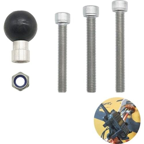 Universal Motorcycle Mobile Phone Bracket Support Holder Fixed Ball Head M8 Screw Fixed Ball Modification Refit Kit