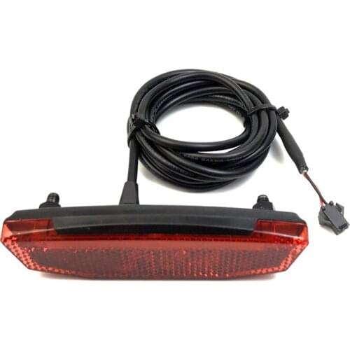 6-60V Electric Bicycle Taillight Electric Bike LED Rear Tail Light Warning Lamp Night Safety Cycling Accessory