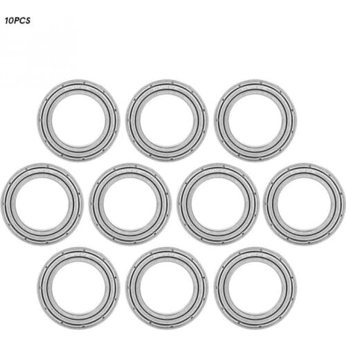 6802ZZ 10Pcs/set Ball Bearings High Speed Double-Sided Sealed bearing Miniature Deep Groove Raceway Ball Bearing 15x24x5mm
