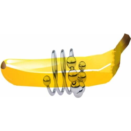 5 Specifications of Spiral Stainless Steel Belt with 6 Beads Penis Ring Cock Ring Delayed Ejaculation Male Sex Toy