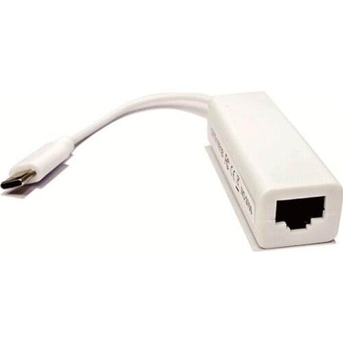 USB-C Type C To RJ45 Ethernet Lan Network Adapter 10/100Mbps Internet Converter for Notebook Laptop Tablet Windows TypeC Devices