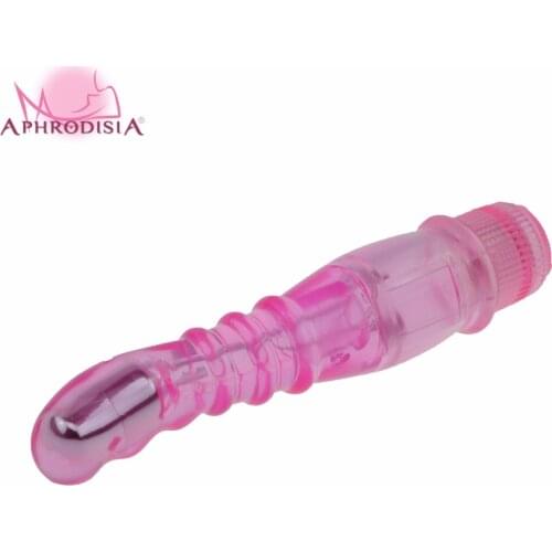 APHRODISIA Waterproof 8.1" Long Textured Multi-Speeds G Spot Vibrator Crystal Adult Sex Toys For Woman Product Queit Massager