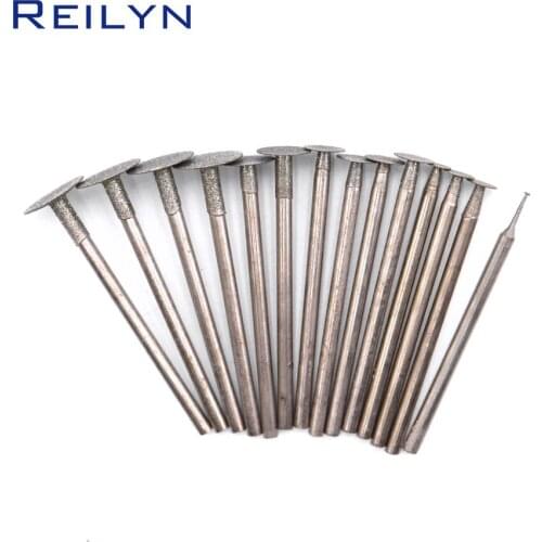 Emergy diamond abrasive grinding burr K-Type teeth grinding bits abrasive head for die grinder/dremel/rotary tools