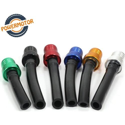 Aluminum Fuel Petrol Tank Cap Breather Pipe Hose Valve Vent Breather Tube Pipe SX F EXC ADV CRF YZF WRF KXF RMZ 125 MX SMR