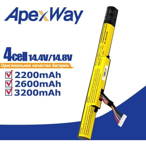 Apexway 4 Cells Laptop Battery For Lenovo For Ideapad Z400 Z400S Z400A Z400T Z510 Z510A Z500 Z500A L12S4K01 L12L4K01