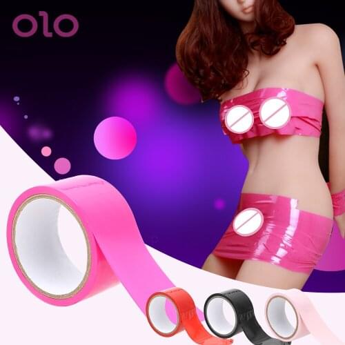 OLO For Couples Static Bondage Tape Anti-stick hair Adult Games Flirting SM Fetish Erotic Sex Toys Restraints Erotic Toy