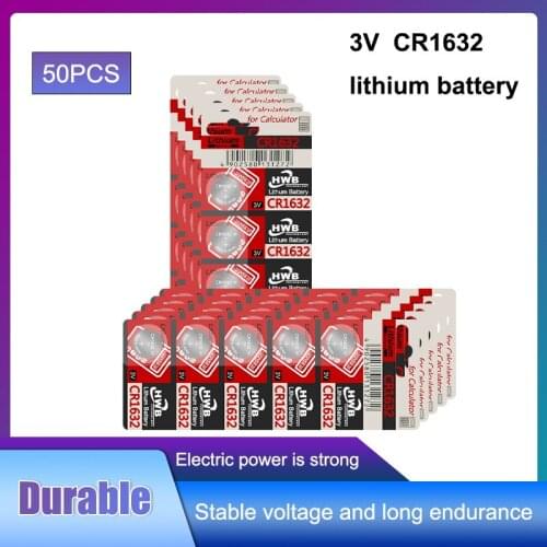 Cr1632 3v 50 X for maxell original brand new battery for button cell coin batteries for watch computer cr 1632 For Toys Watches