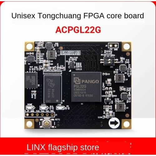 Domestic FPGA Core Boards Violet Create Logos Series PGL22G Anti-Smashing Shoes ALINX Black and Golden