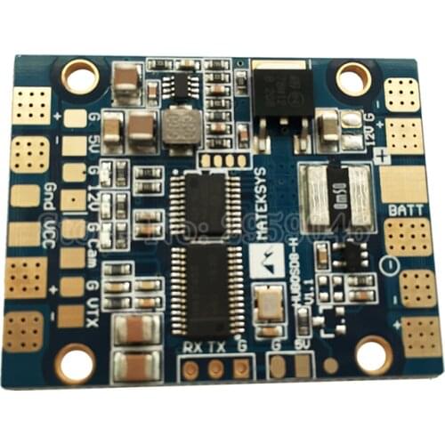 HUBOSD eco H-Type W/STOSDB8 CURRENT SENSOR DUAL BEC 5V 12V Power distribution board HUB OSD PDB for DIY quadcopter FPV kit