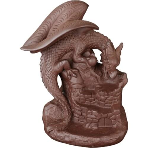 Backflow Censer Pterodactyl Shape Handmade Ceramic Incense Holder Aromatherapy Ornament Backflow Incense Burner Home Decor