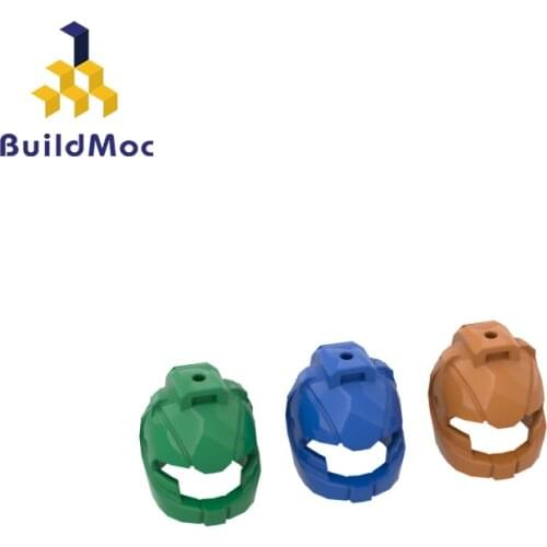 BuildMOC 22380 MINI HELMET NO.87 For Building Blocks Parts DIY Construction Creative gift Toys