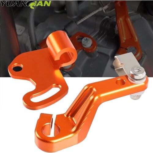 Motorcycle Accessories CNC Aluminum orange One Finger Clutch v2.0 compatible for 790 Adventure 890 Adventure 790 Adv 2020-2021