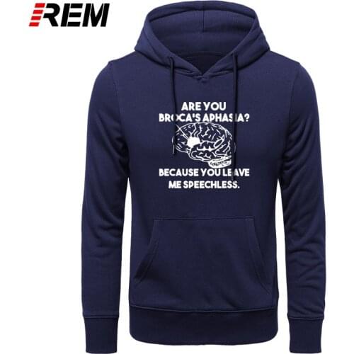 REM Psychology Psychologist Funny Men Cotton Harajuku long Sleeve O Neck Streetwear Black Hoodies, Sweatshirts