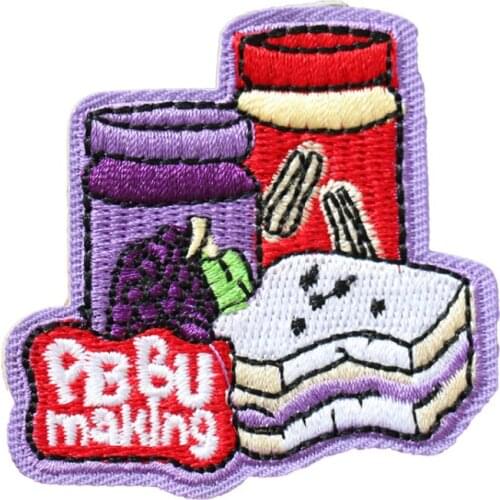 Custom embroidery Patches embroidered applique iron on patch badge low price high quality factory direct no MOQ