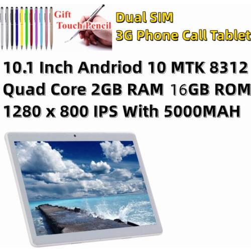 Glavey K108 4G Call 10.1 Inch MTK6735 A7 Quad CoreTablet PC Andriod 6.0 1GB+16GB 1280*800 Dual Cameras Golden Tablet