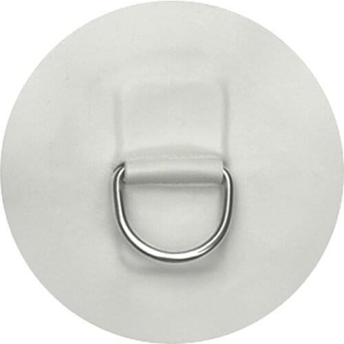 D Ring Patch - Hypalon 110mm White- Inflatable Boat,Watercraft Parts Accessories