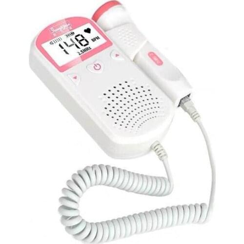 Professional Fetal Doppler Ultrasound Baby Heartbeat Detector Home Pregnant Doppler Baby Heart Rate Monitor Pocket Doppler