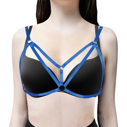 Sexy Body Harness Bondage Belt Breast Sex Toy For Womern Erotic Lingerie Belts Goth Elastic Garter Strappy Cage Bra Bdsm Erotic