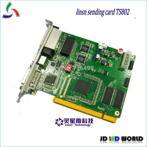 TS802 Full Color Video Led Display Screen Controller Sending Card (Linsn TS802 Sending Card)