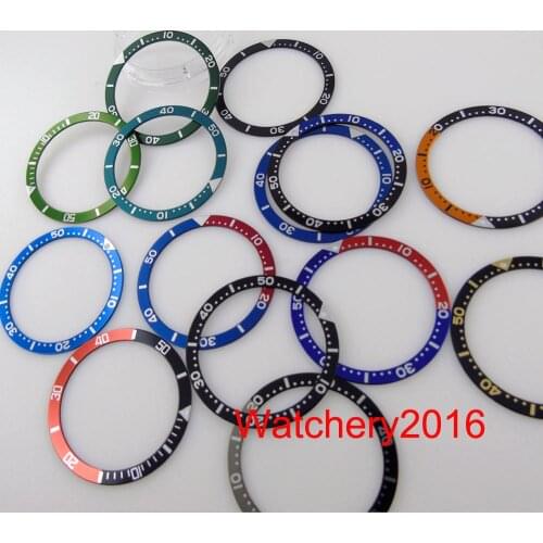 High Quality 38mm Alloy Watch Bezel Insert Ring For SKX007 SKX009 Watch Colorful Replacement Parts New
