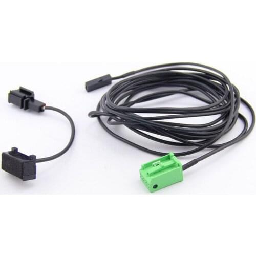 YIXINYOU Car Bluetooth phone microphone harness cable for VW RNS315 RNS510 MFD3 Jan20(6.3)