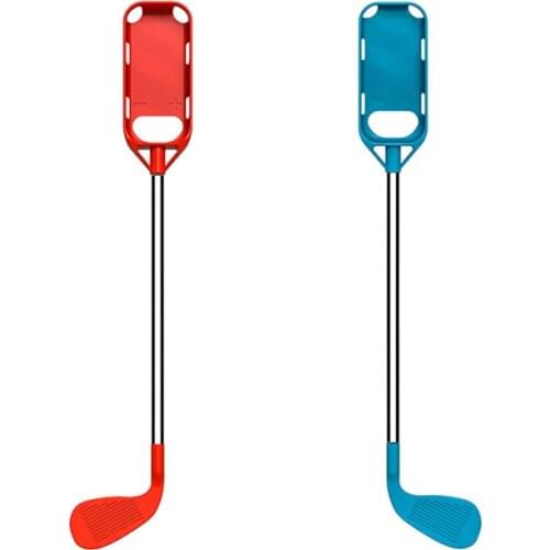 1 Pair Switch Golf Clubs Grip NS Joycon Controller Gaming Handle Grips Game Components For Nintendo Switch Console Accessories