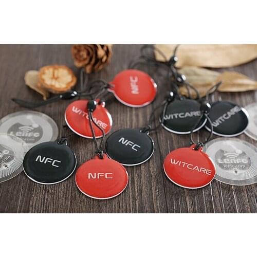 13.56mhz RFID Label Waterproof Smart Tags crystal epocy card