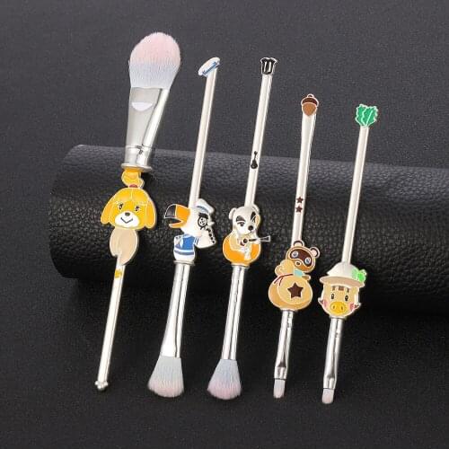 5 Pcs Cartoon Makeup Brushes Around The Game