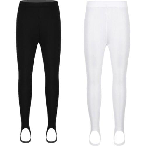Kids Leggings For Girls Ballet Stirrup Pantyhose Stockings Children Dancewear Yoga Gymnastics Ballet Dance Pants Leggings Tights