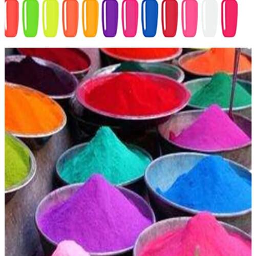 200g Wholesale Price Neon Phosphor Pigment Powder Colorful Fluorescent Powder Eyeshadow Sticks for Nail Art, Body and Crafts