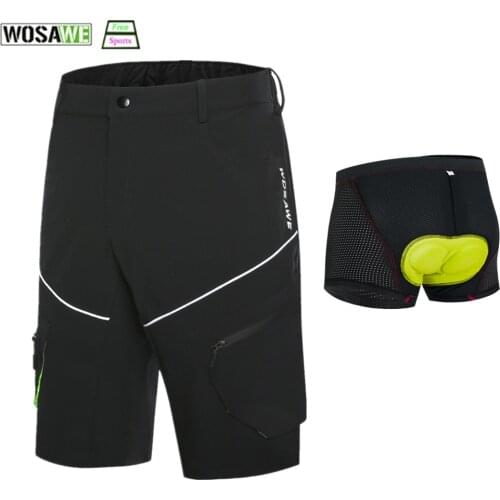 WOSAWE Summer NEW MTB DH Downhill Bicycle Mountain Bike Summer Short Professional Riding Breathable Quick Dry Water Repellent