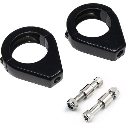 Bracket Fork Clamps Black Turn Signal Motorcycle Head Lamp Holder 1pair Universal New 39MM Motorbike LED Front Light Stand